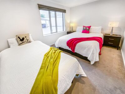Oxleys’ Marina Apartments bed room 1